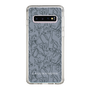 Slim Protection Case［ LAGUNAMOON - FlowerPattern - Dark blue ］
