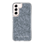 Slim Protection Case［ LAGUNAMOON - FlowerPattern - Dark blue ］
