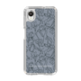Slim Protection Case［ LAGUNAMOON - FlowerPattern - Dark blue ］