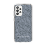 Slim Protection Case［ LAGUNAMOON - FlowerPattern - Dark blue ］