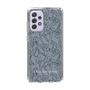 Slim Protection Case［ LAGUNAMOON - FlowerPattern - Dark blue ］
