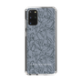 Slim Protection Case［ LAGUNAMOON - FlowerPattern - Dark blue ］