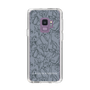 Slim Protection Case［ LAGUNAMOON - FlowerPattern - Dark blue ］