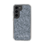Slim Protection Case［ LAGUNAMOON - FlowerPattern - Dark blue ］