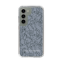 Slim Protection Case［ LAGUNAMOON - FlowerPattern - Dark blue ］