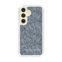 Slim Protection Case［ LAGUNAMOON - FlowerPattern - Dark blue ］