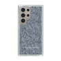 Slim Protection Case［ LAGUNAMOON - FlowerPattern - Dark blue ］