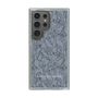 Slim Protection Case［ LAGUNAMOON - FlowerPattern - Dark blue ］