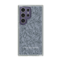 Slim Protection Case［ LAGUNAMOON - FlowerPattern - Dark blue ］