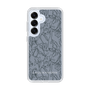 Slim Protection Case［ LAGUNAMOON - FlowerPattern - Dark blue ］