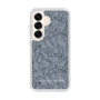 Slim Protection Case［ LAGUNAMOON - FlowerPattern - Dark blue ］