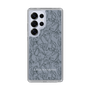 Slim Protection Case［ LAGUNAMOON - FlowerPattern - Dark blue ］