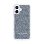 Slim Protection Case［ LAGUNAMOON - FlowerPattern - Dark blue ］