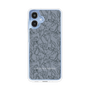 Slim Protection Case［ LAGUNAMOON - FlowerPattern - Dark blue ］