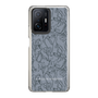 Slim Protection Case［ LAGUNAMOON - FlowerPattern - Dark blue ］