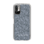 Slim Protection Case［ LAGUNAMOON - FlowerPattern - Dark blue ］