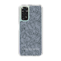 Slim Protection Case［ LAGUNAMOON - FlowerPattern - Dark blue ］
