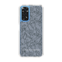Slim Protection Case［ LAGUNAMOON - FlowerPattern - Dark blue ］