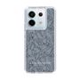 Slim Protection Case［ LAGUNAMOON - FlowerPattern - Dark blue ］