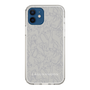 Slim Protection Case［ LAGUNAMOON - FlowerPattern - Grey ］