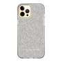 Slim Protection Case［ LAGUNAMOON - FlowerPattern - Grey ］