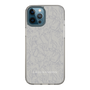Slim Protection Case［ LAGUNAMOON - FlowerPattern - Grey ］