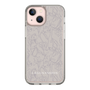 Slim Protection Case［ LAGUNAMOON - FlowerPattern - Grey ］