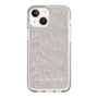 Slim Protection Case［ LAGUNAMOON - FlowerPattern - Grey ］