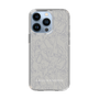 Slim Protection Case［ LAGUNAMOON - FlowerPattern - Grey ］