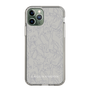 Slim Protection Case［ LAGUNAMOON - FlowerPattern - Grey ］