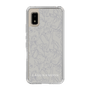 Slim Protection Case［ LAGUNAMOON - FlowerPattern - Grey ］