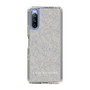 Slim Protection Case［ LAGUNAMOON - FlowerPattern - Grey ］