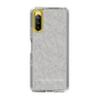 Slim Protection Case［ LAGUNAMOON - FlowerPattern - Grey ］