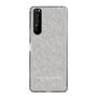 Slim Protection Case［ LAGUNAMOON - FlowerPattern - Grey ］