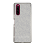 Slim Protection Case［ LAGUNAMOON - FlowerPattern - Grey ］