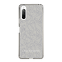 Slim Protection Case［ LAGUNAMOON - FlowerPattern - Grey ］