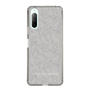 Slim Protection Case［ LAGUNAMOON - FlowerPattern - Grey ］
