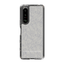 Slim Protection Case［ LAGUNAMOON - FlowerPattern - Grey ］