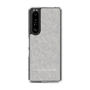 Slim Protection Case［ LAGUNAMOON - FlowerPattern - Grey ］