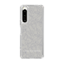Slim Protection Case［ LAGUNAMOON - FlowerPattern - Grey ］