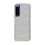 Slim Protection Case［ LAGUNAMOON - FlowerPattern - Grey ］
