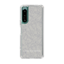 Slim Protection Case［ LAGUNAMOON - FlowerPattern - Grey ］
