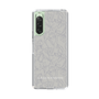 Slim Protection Case［ LAGUNAMOON - FlowerPattern - Grey ］