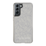 Slim Protection Case［ LAGUNAMOON - FlowerPattern - Grey ］