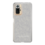 Slim Protection Case［ LAGUNAMOON - FlowerPattern - Grey ］