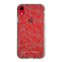 Slim Protection Case［ LAGUNAMOON - FlowerPattern - Clear×Grey ］