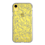 Slim Protection Case［ LAGUNAMOON - FlowerPattern - Clear×Grey ］