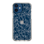 Slim Protection Case［ LAGUNAMOON - FlowerPattern - Clear×Grey ］