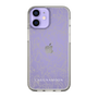 Slim Protection Case［ LAGUNAMOON - FlowerPattern - Clear×Grey ］