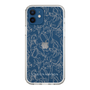 Slim Protection Case［ LAGUNAMOON - FlowerPattern - Clear×Grey ］